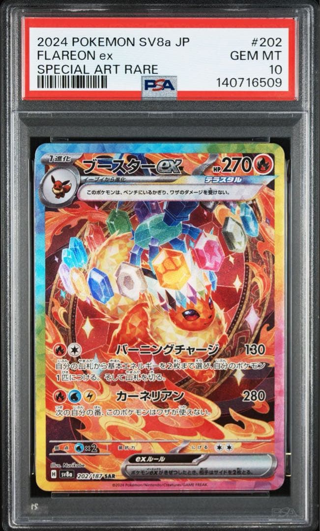 PSA10ブースターex #202 6509