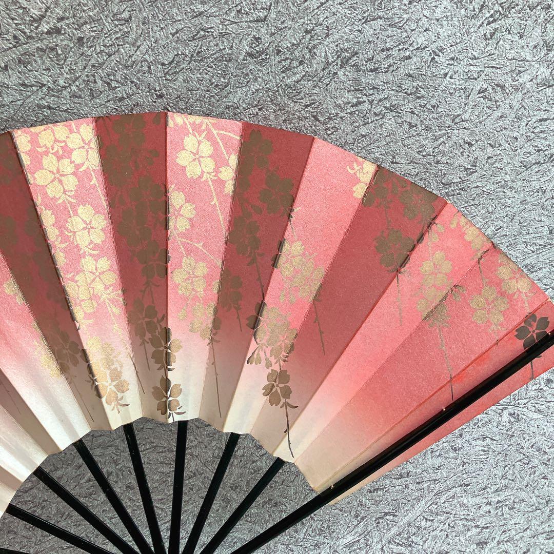 舞扇子2点セット 専用ケース付き 桜 和柄扇子 舞扇
