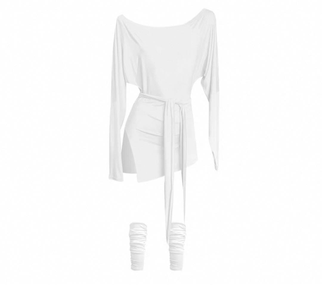 社交ダンス衣装　ダンスドレス　ダンスウェア　ダンス　ドレス　新品　3点付き