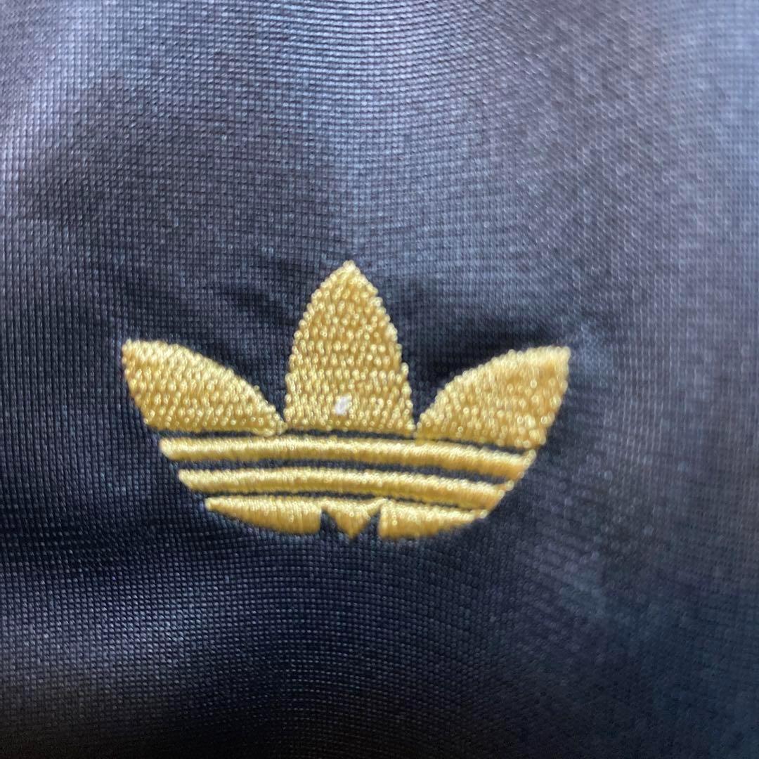 アディダス　adidas トレフォイル L 刺繍　トラックジャケット　ブラック