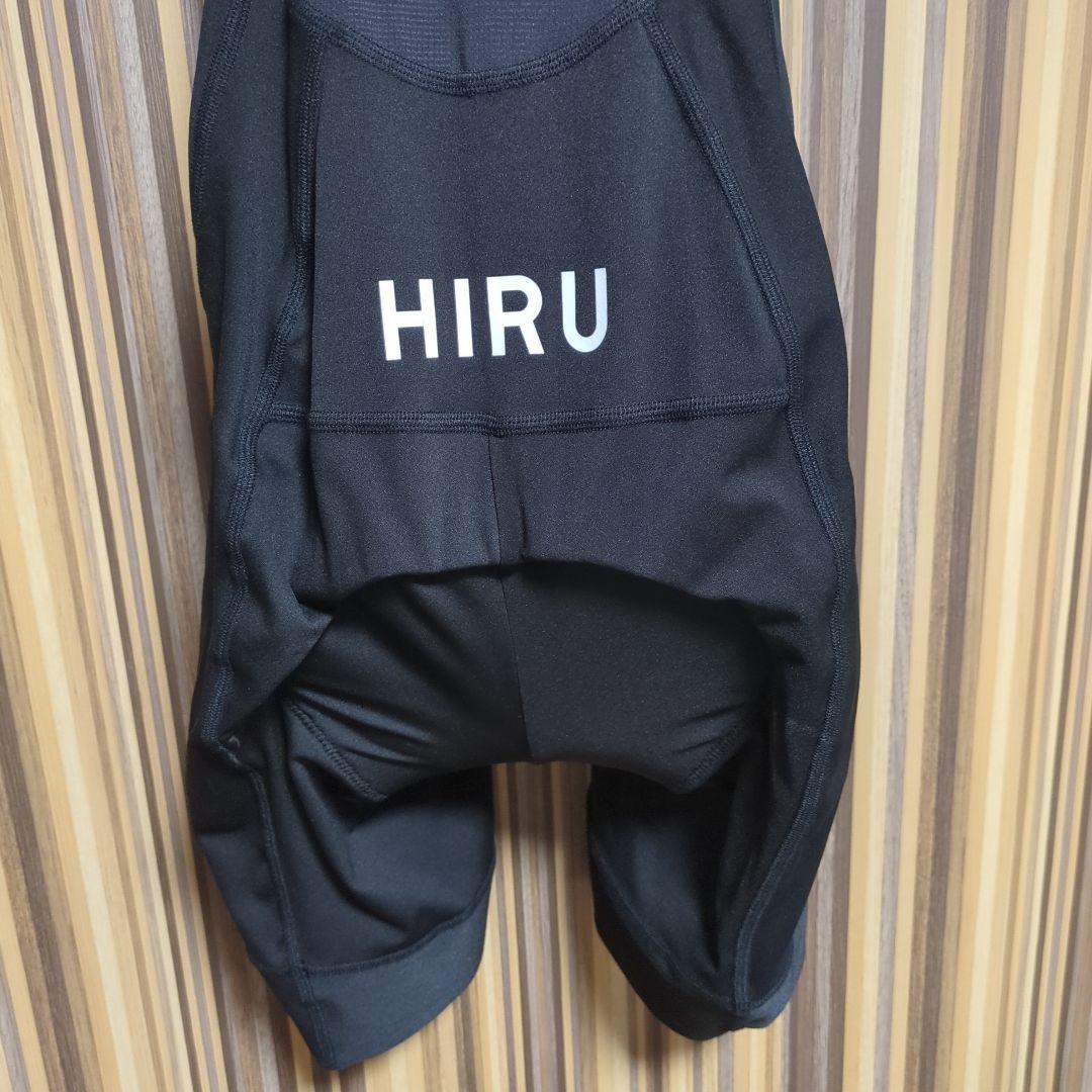 HIRU ウィメンズブラック ビブパンツ