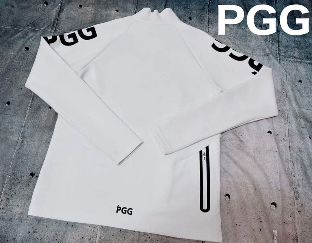 PGG ダンボールニット長袖モックネックシャツ(サイズ5)