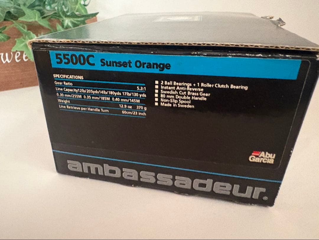 【新品未使用】Abu Garcia Ambassadeur5500C箱付属品付き
