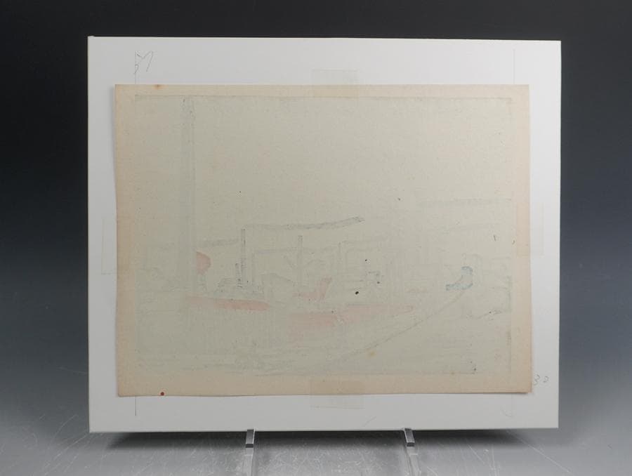 前川千帆 東京回顧図絵 額装 版画