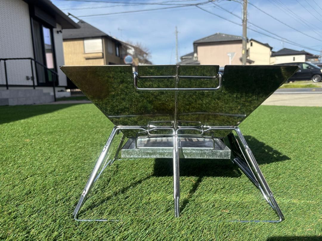 LOGOS the ピラミッドTAKIBI 焚き火台 L 収納バッグ付きBBQ可