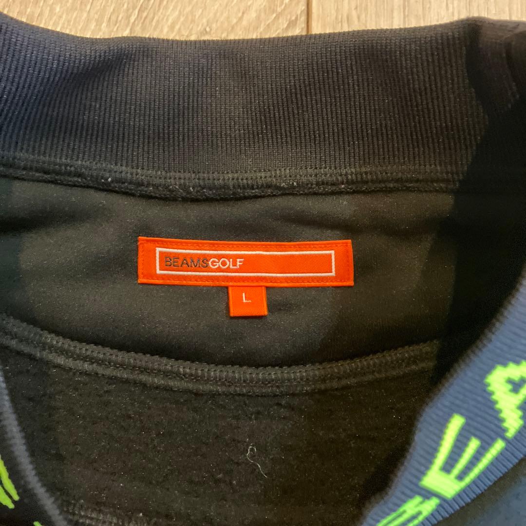 BEAMS GOLF ORANGE LABEL/襟ロゴ 裏フリース　イエロー