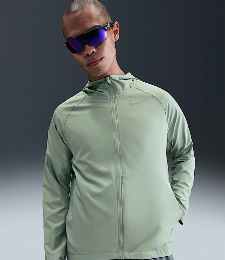 [新品] NIKE ナイキ　ランニングジャケット　パーカー　XLサイズ　グリーン
