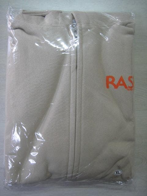 RASH WETSUITS 2025 羽バックフルジップパーカー XL ベージュ