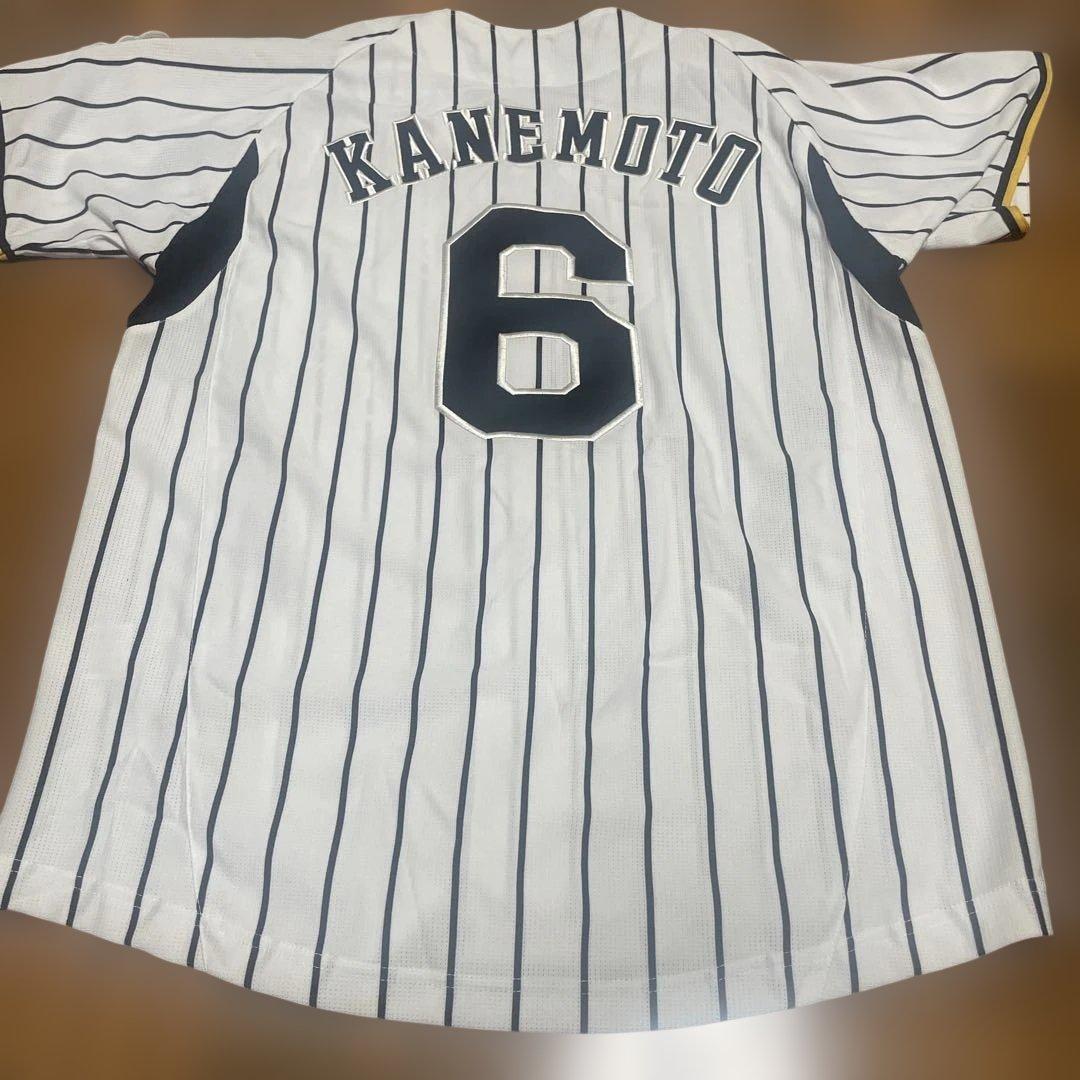 Lサイズ阪神タイガース Tigers 6番 レプリカユニフォーム 白 ストライプ