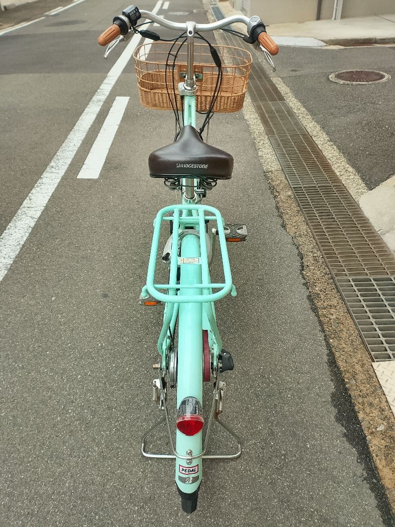 大阪 12Ah 美車 ブリヂストン 電動アシスト自転車 デュアル カジュナe