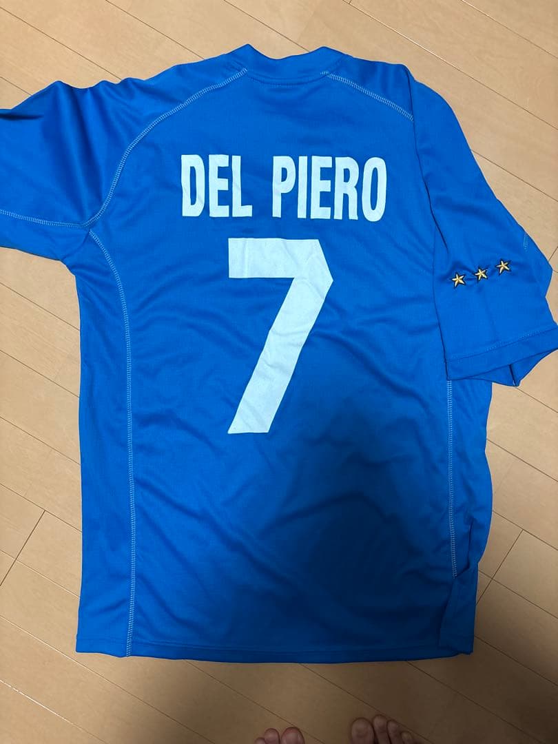 当時物✨DEL PIERO #7 イタリア代表 青 3つ星 ユニフォーム