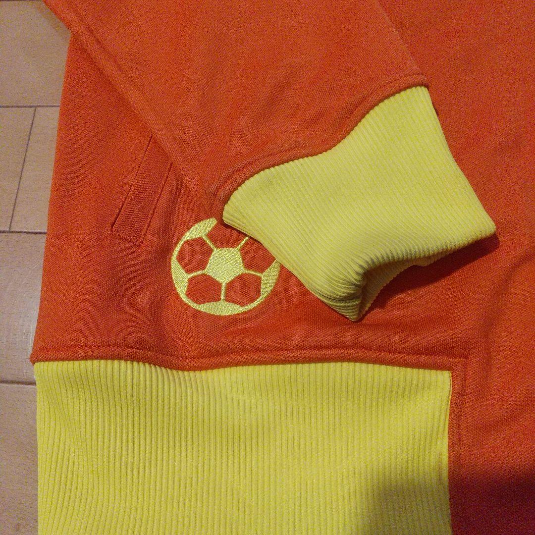 adidas サッカーブータン代表ジャージ オレンジ/イエロー