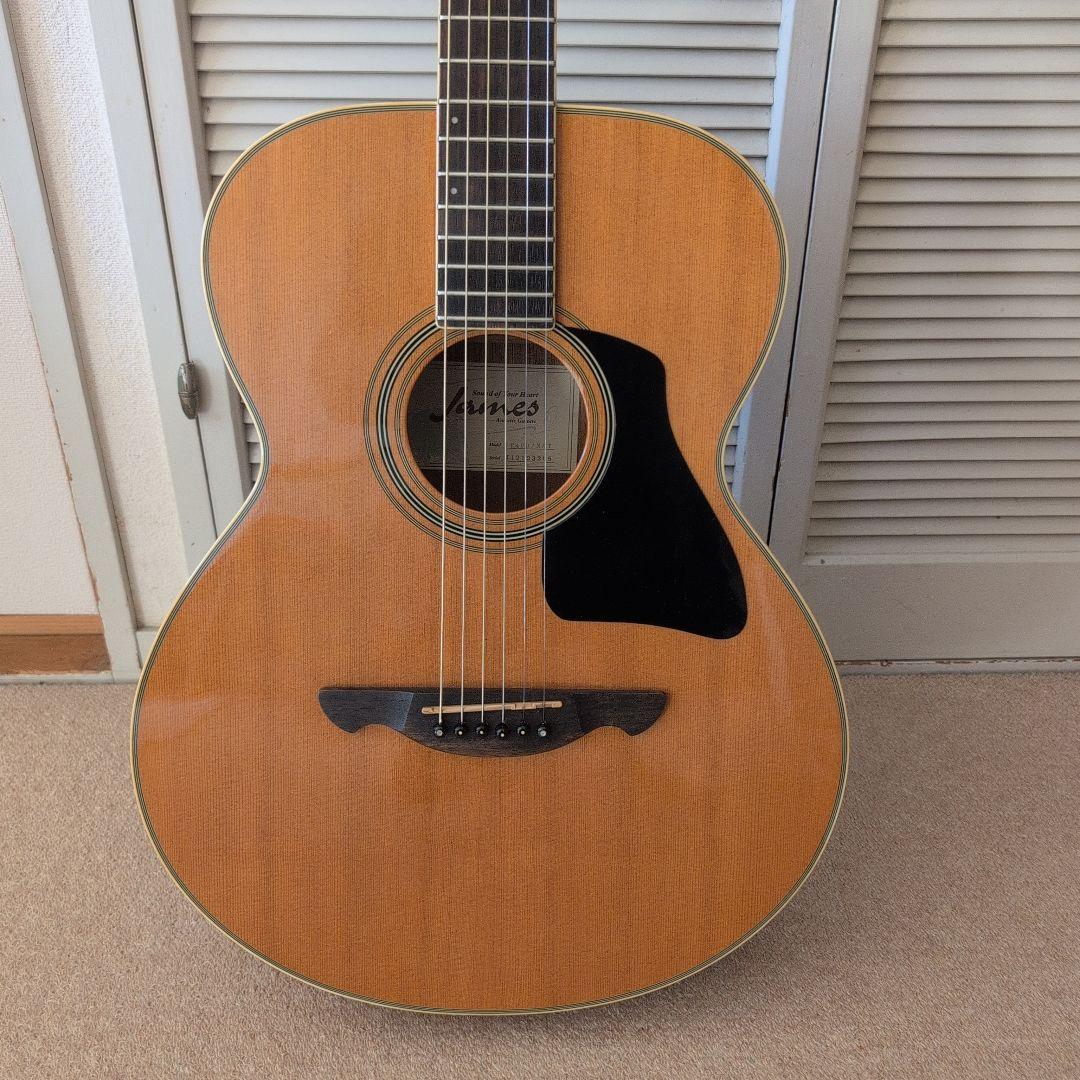 James ジェームスJF400/NATトップ単板 美品　美音 低弦高 弾き易い