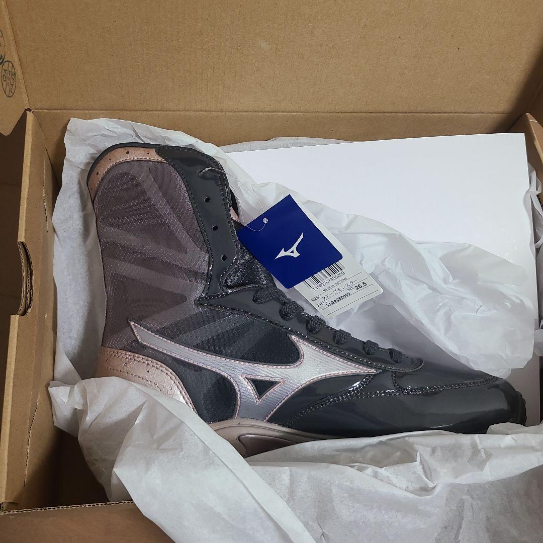 MIZUNOボクシングシューズ WAVE MONSTER black 26.5