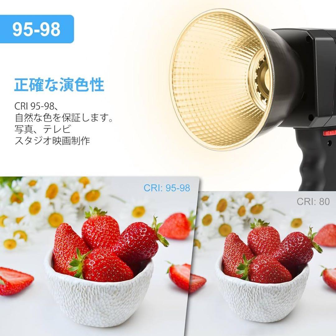 撮影用 LEDライト 60W 色温度調整 充電式