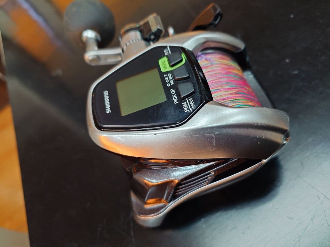 Shimano フォスマスター3000電動リール デジタル作動確認済、コード付き