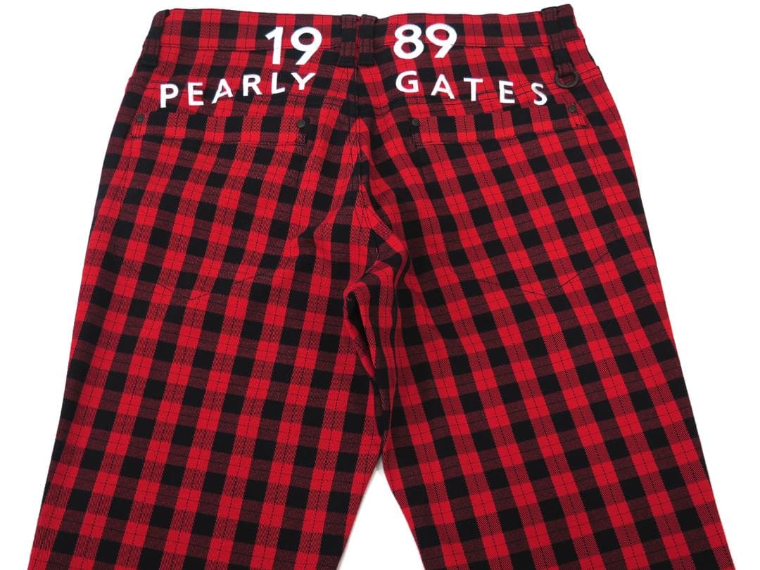 新品● パーリーゲイツ ●特殊加工ツイル　ハイパワーストレッチ　ロングパンツ　M