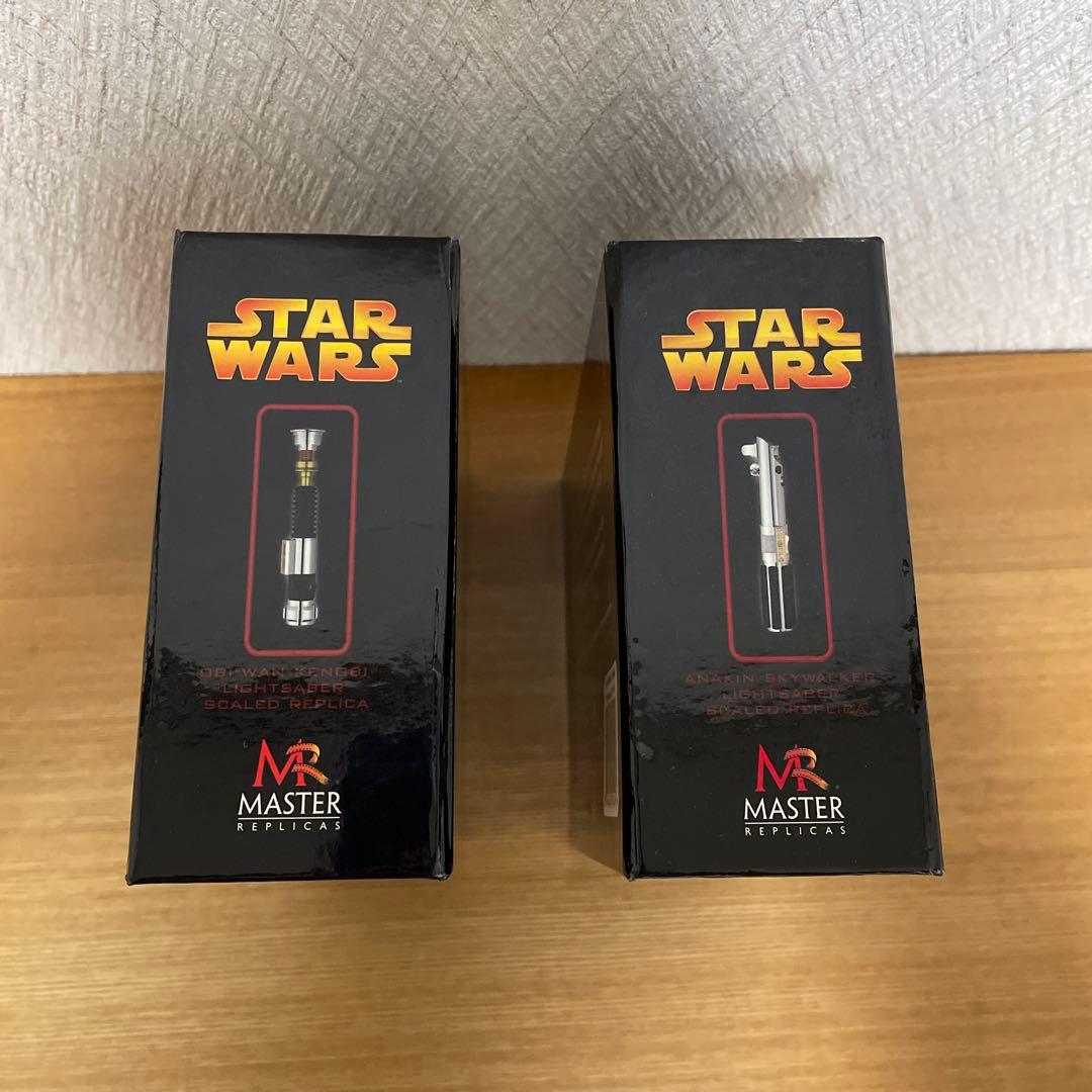 【希少】マスターレプリカ スターウォーズ 1/45 ライトセーバー 2種セット