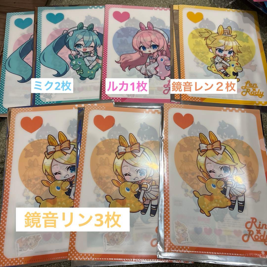 RODY タイトーくじ 初音ミク フィギュア クリアスタンド クリアファイル