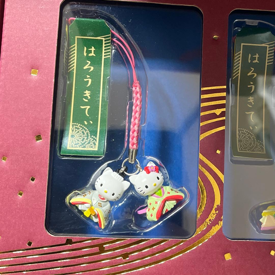 新品❤️グリーティング切手　はろうきてぃ❤️オリジナル根付けセット★切手無　限定販売