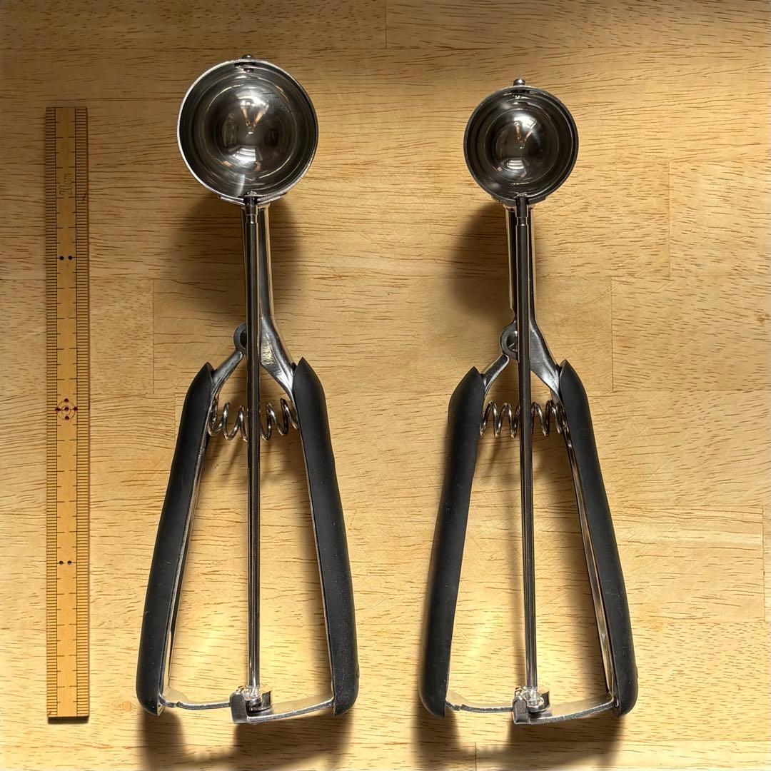 OXO グッドグリップ クッキースクープ アイスクリームディッシャー 2個セット