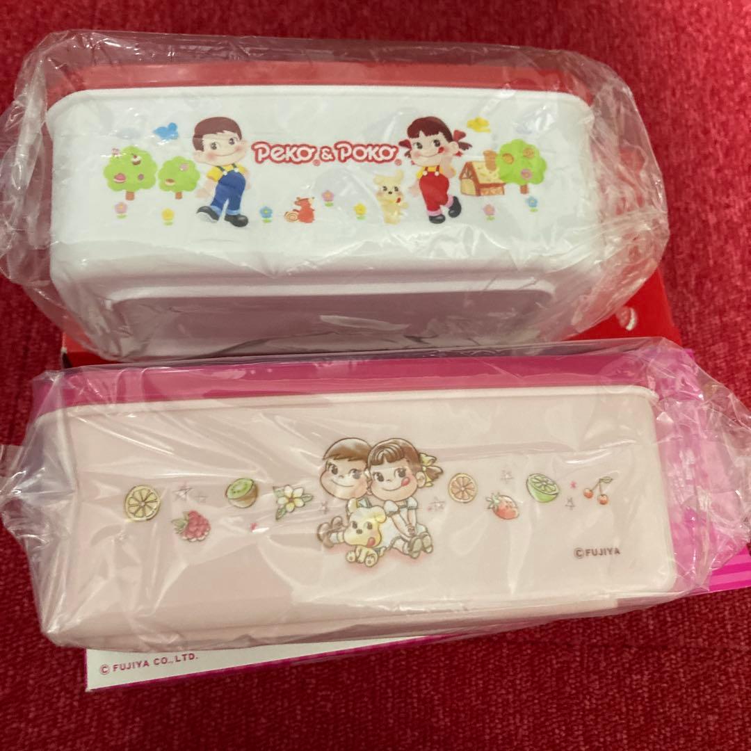 ペコちゃん ランチボックス3箱セット　ステンレスボトルマグ