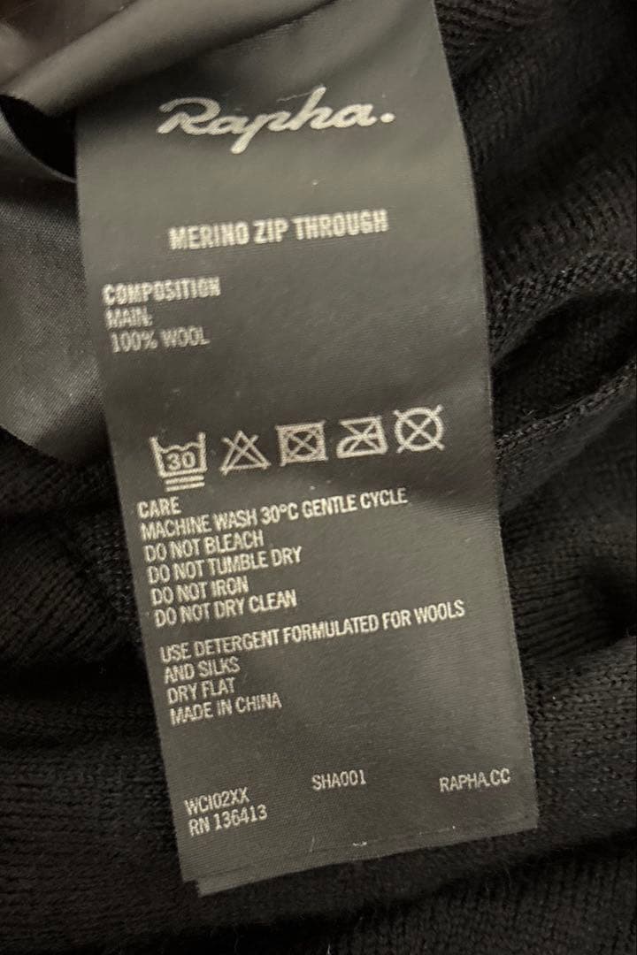 Rapha サイクル メリノ ジップ ウールセーター　ラファ　バイク　ウェア