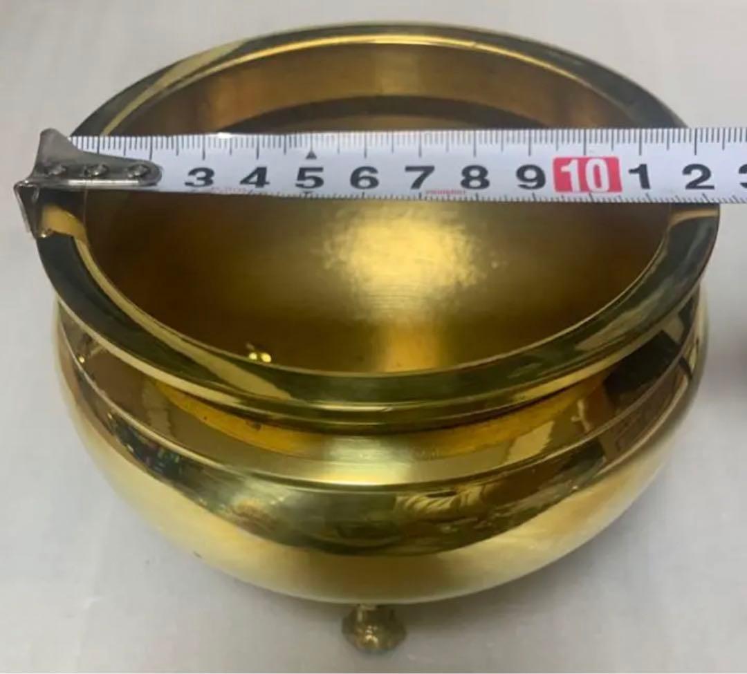 線香立て　真鍮製　香炉(仏具、仏壇)4