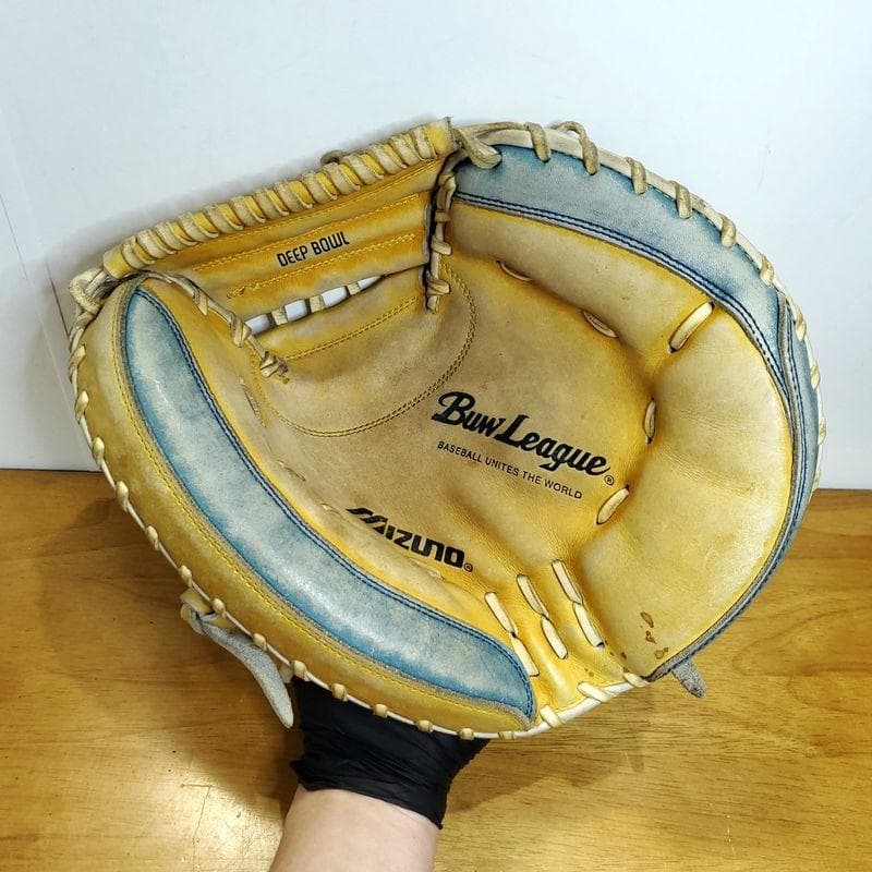 ミズノ 日本製 ターゲット付き 限定モデル キャッチャーミット 軟式グローブ