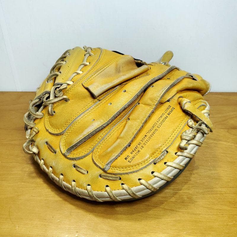 ミズノ 日本製 ターゲット付き 限定モデル キャッチャーミット 軟式グローブ