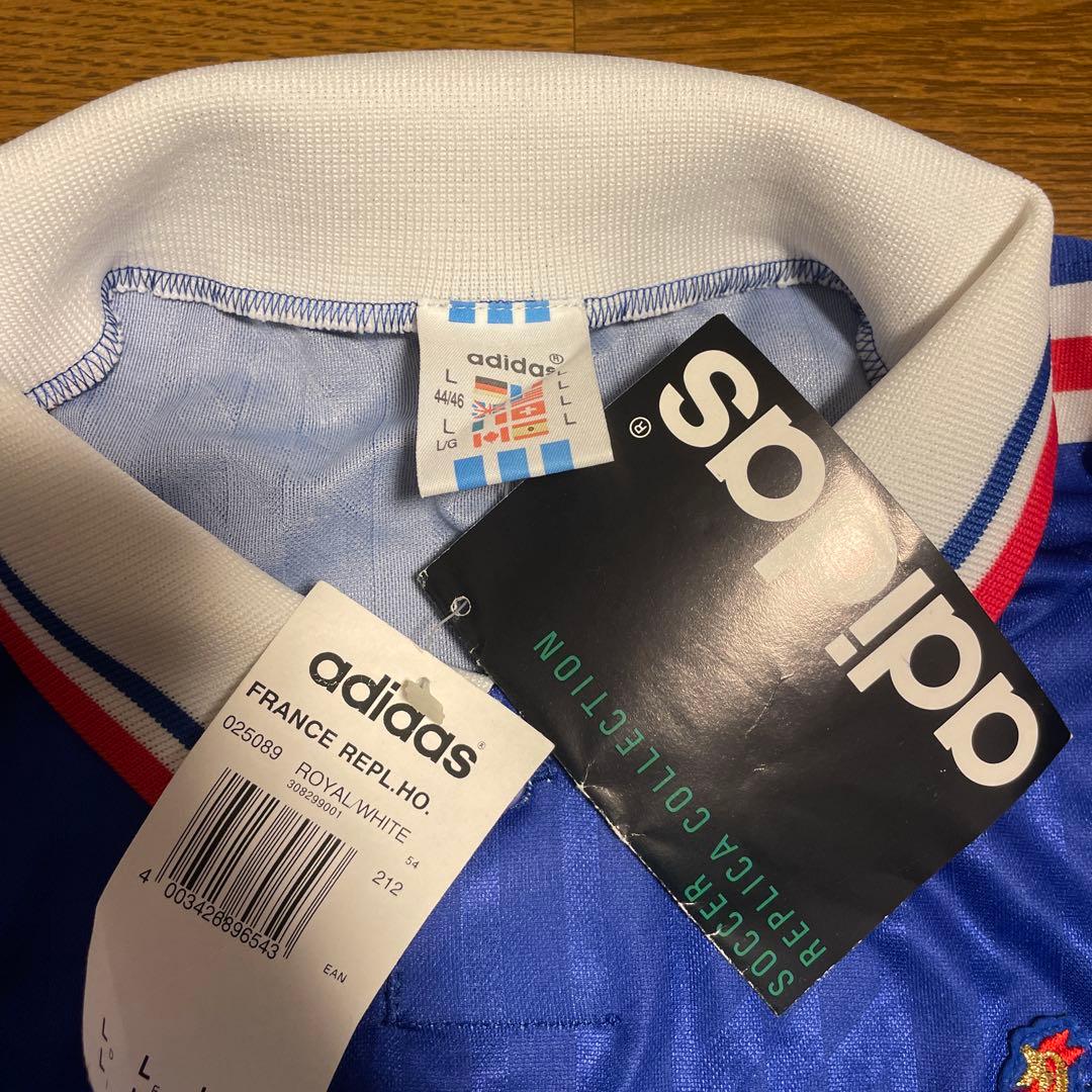 プレミア　貴重　adidas フランス代表 レプリカシャツ L