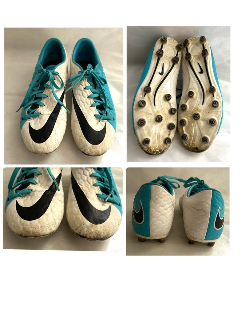 Nike サッカートレーニングシューズ　asicsランニングシューズ