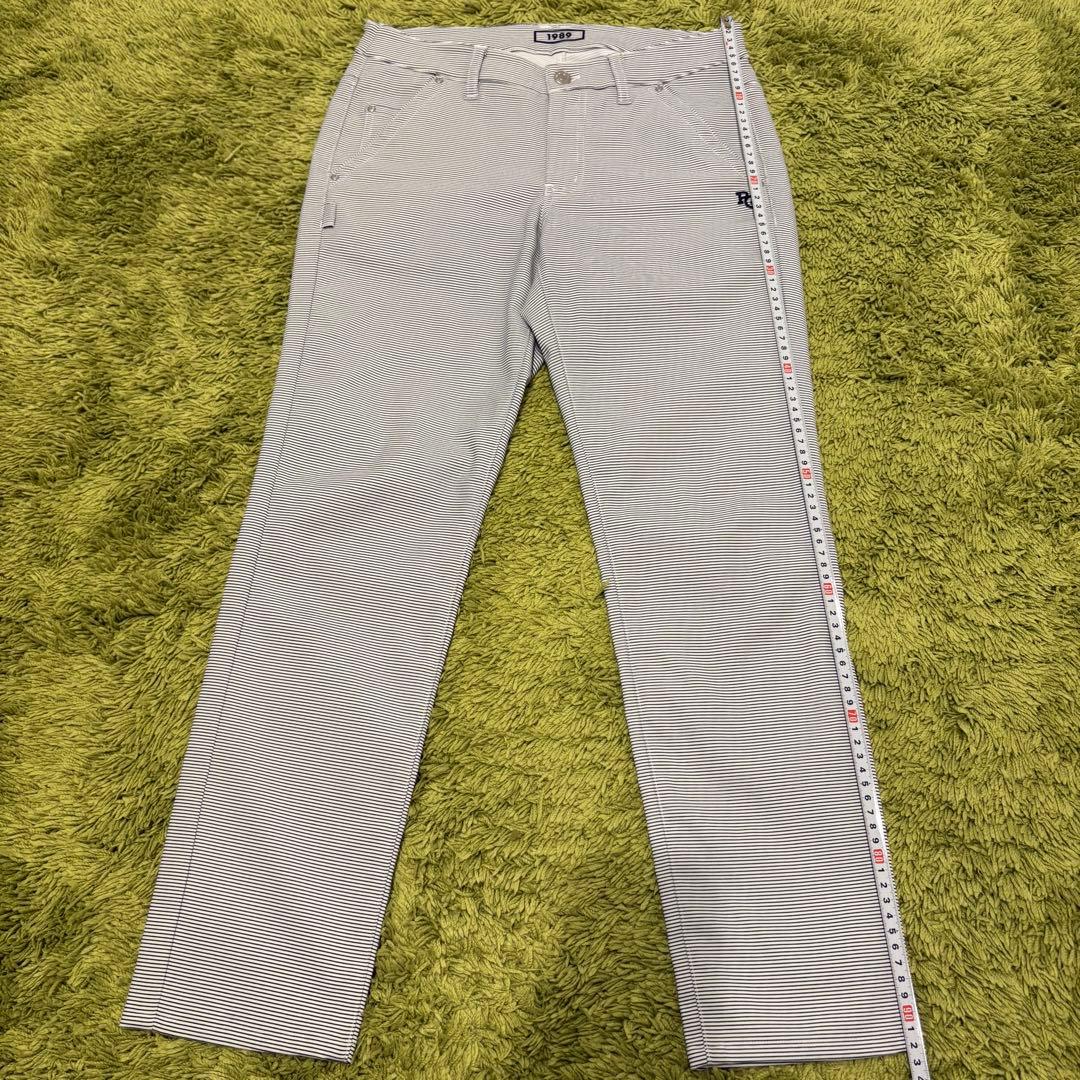 パーリーゲイツ PEARLYGATES ストレッチパンツ 細ボーダー サイズ1