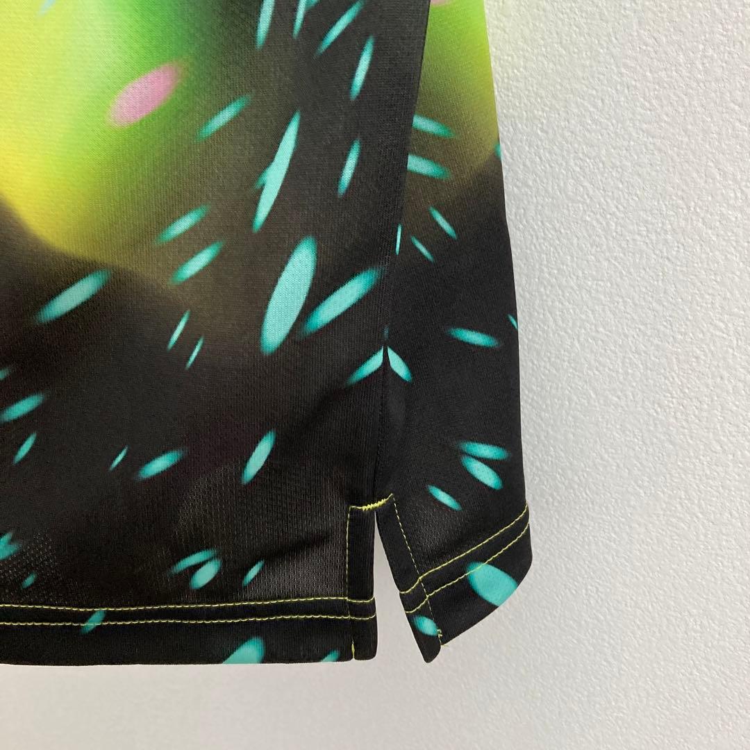Nittakuニッタク 卓球　カラフルスピネードシャツ　トップス　ポロシャツS