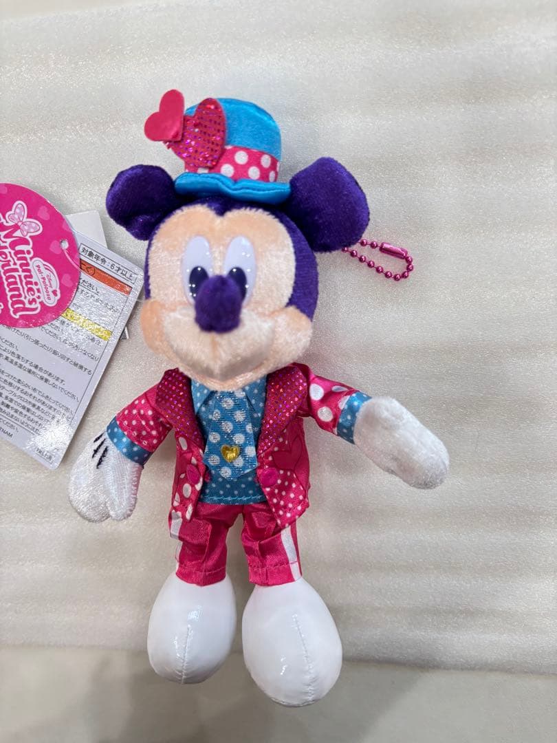パルパルーザ　ミニーのファンダーランド　ぬいぐるみバッジ　ミニーミッキープルート