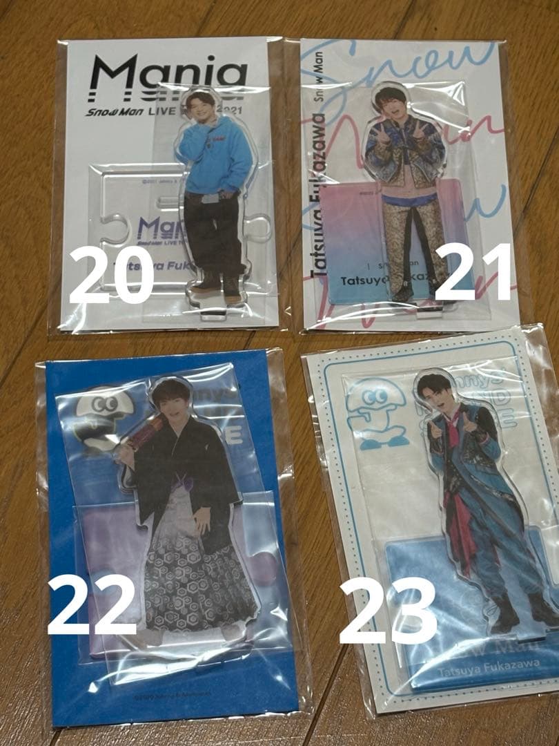 Man深澤辰哉公式写真グッズアクスタステッカー