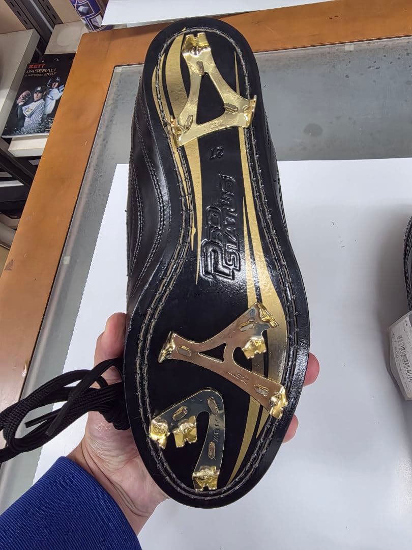 ZETT PROSTATUS スパイク 27.0cm 黒