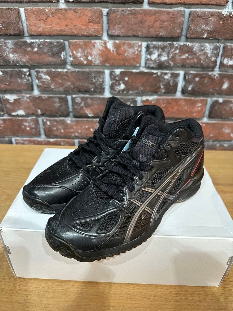 ASICS バスケットボールシューズ 黒 26㎝