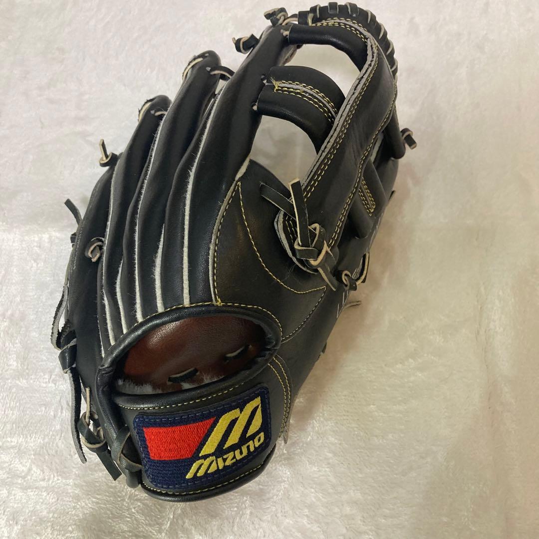 【美品】旧ロゴ ミズノMizuno 軟式 グローブ 右投げ LITE FLEX