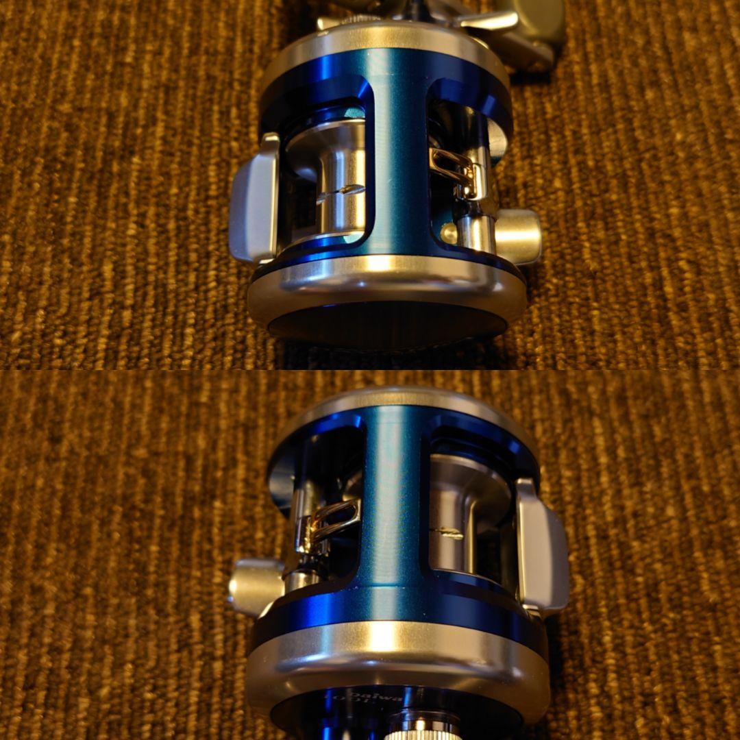 希少美品 ダイワ 02ミリオネア ベイエリアスペシャル 100L レフトハンドル