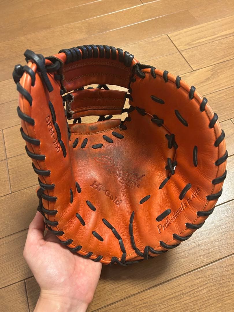 【ウマ・ゴーン】ハイゴールド 軟式　ファーストミット スペシャルオーダー