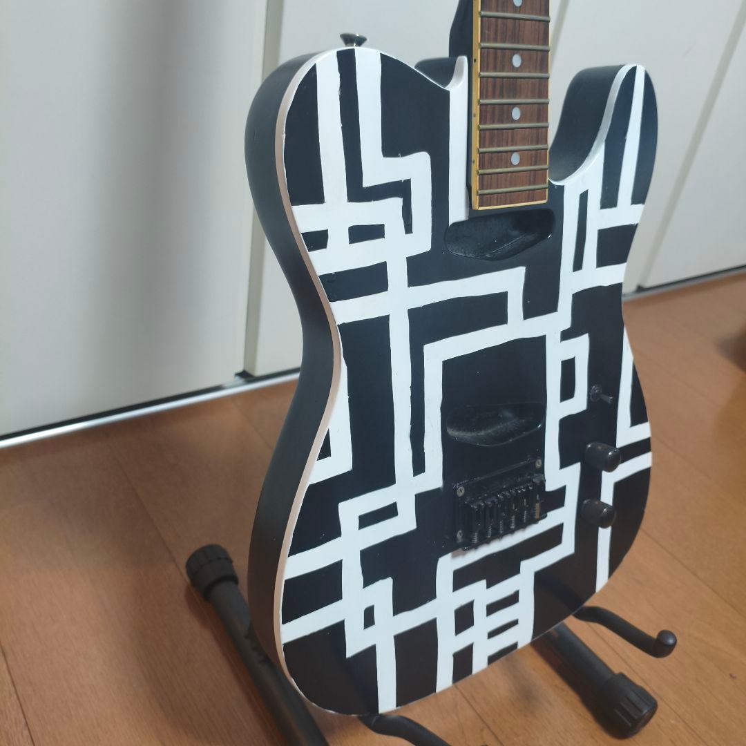 【ジャンク】フェルナンデス　TEJ-改　布袋モデルペイント自作　ピックアップなし
