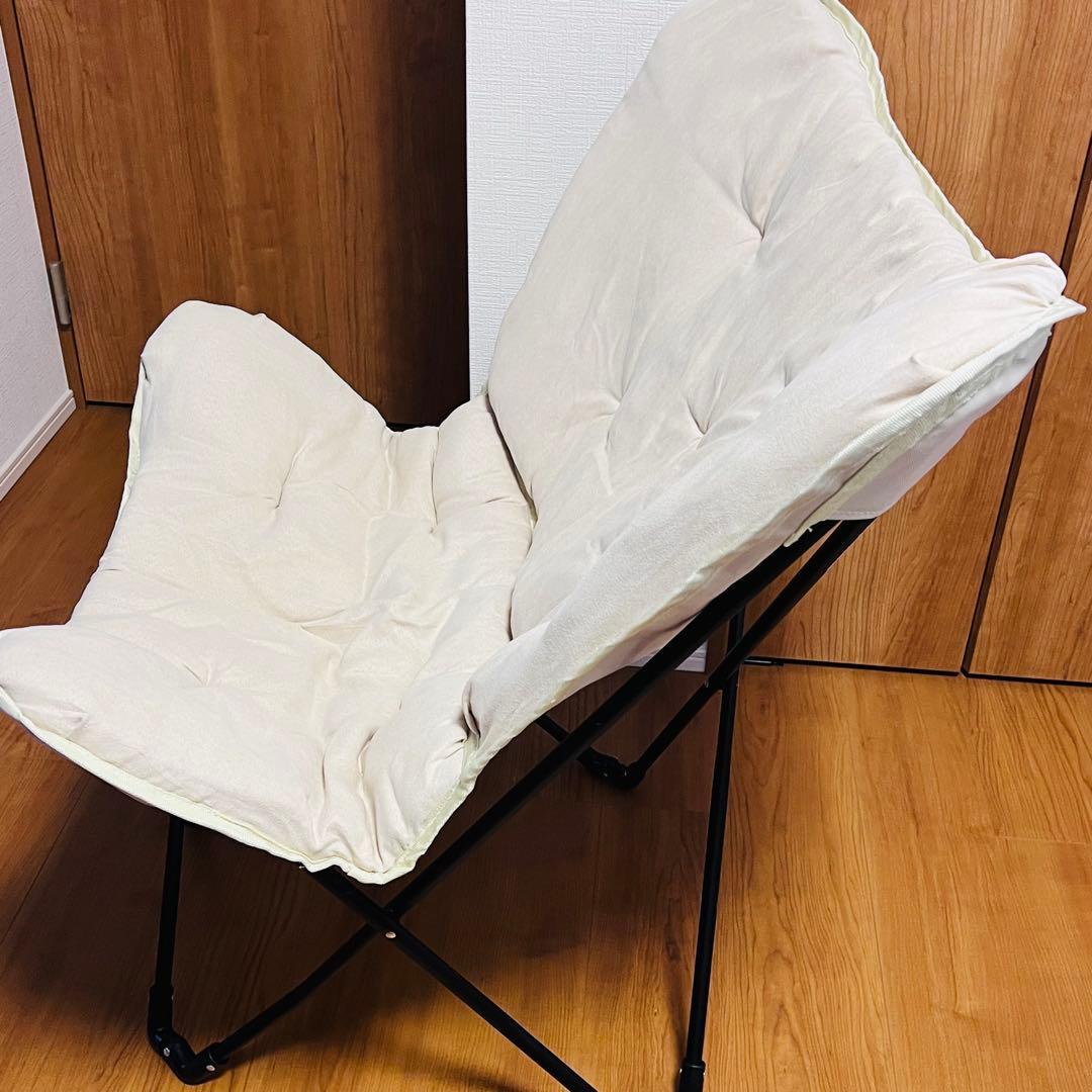 ニトリ 洗える バタフライチェア　折りたたみチェア 2脚セット