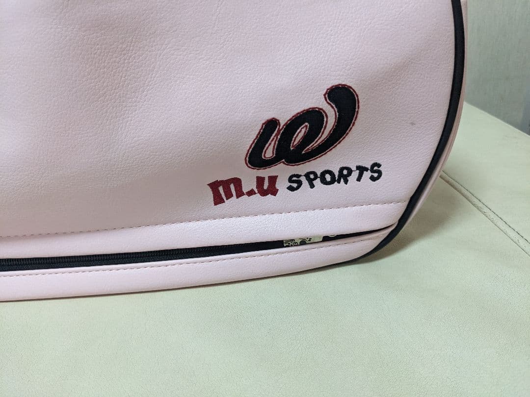 美品　M-U SPORTS ピンク ボストンバッグ ゴルフバック