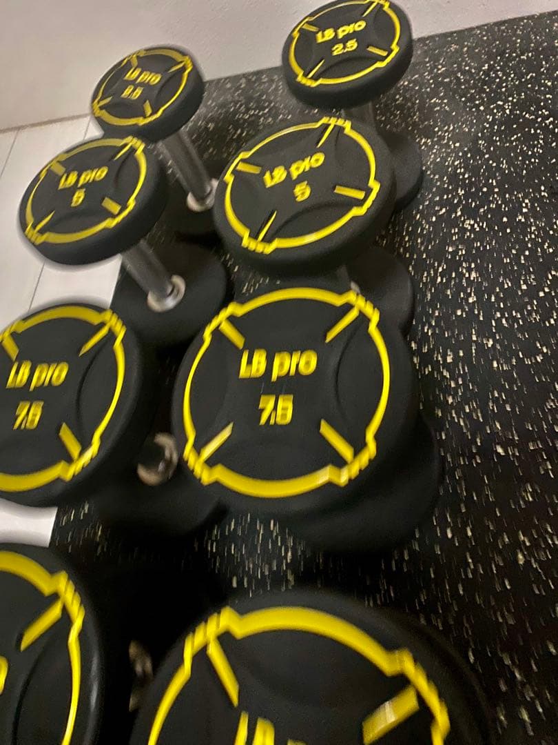 業務用 LP gym TPUダンベル 140kg ①