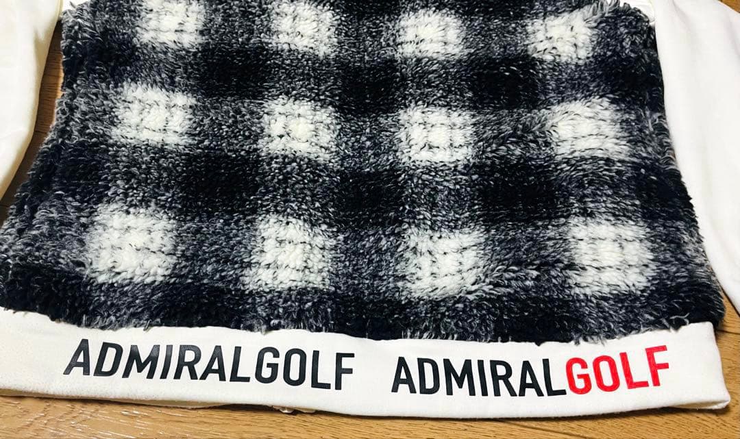 ADMRIAL GOLF フリースジャケット チェック柄レディース(L)