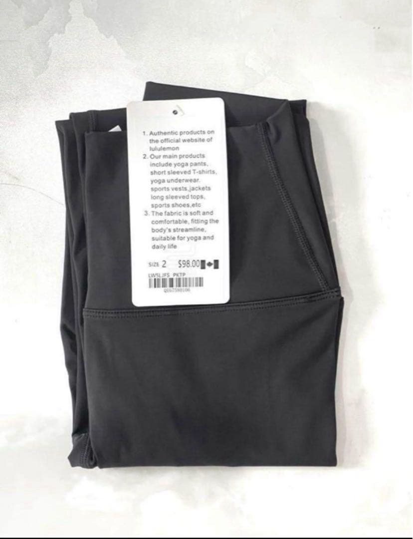 トイ♪新品　lululemon Align25 レギンス黒、グレーM(6)