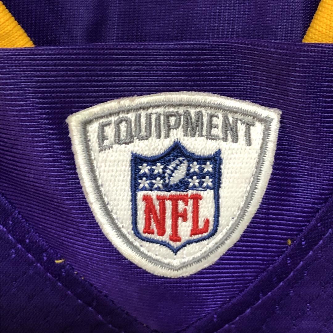 NFLバイキングス リーボック ゲームシャツ ユニフォーム アメフト 2XL
