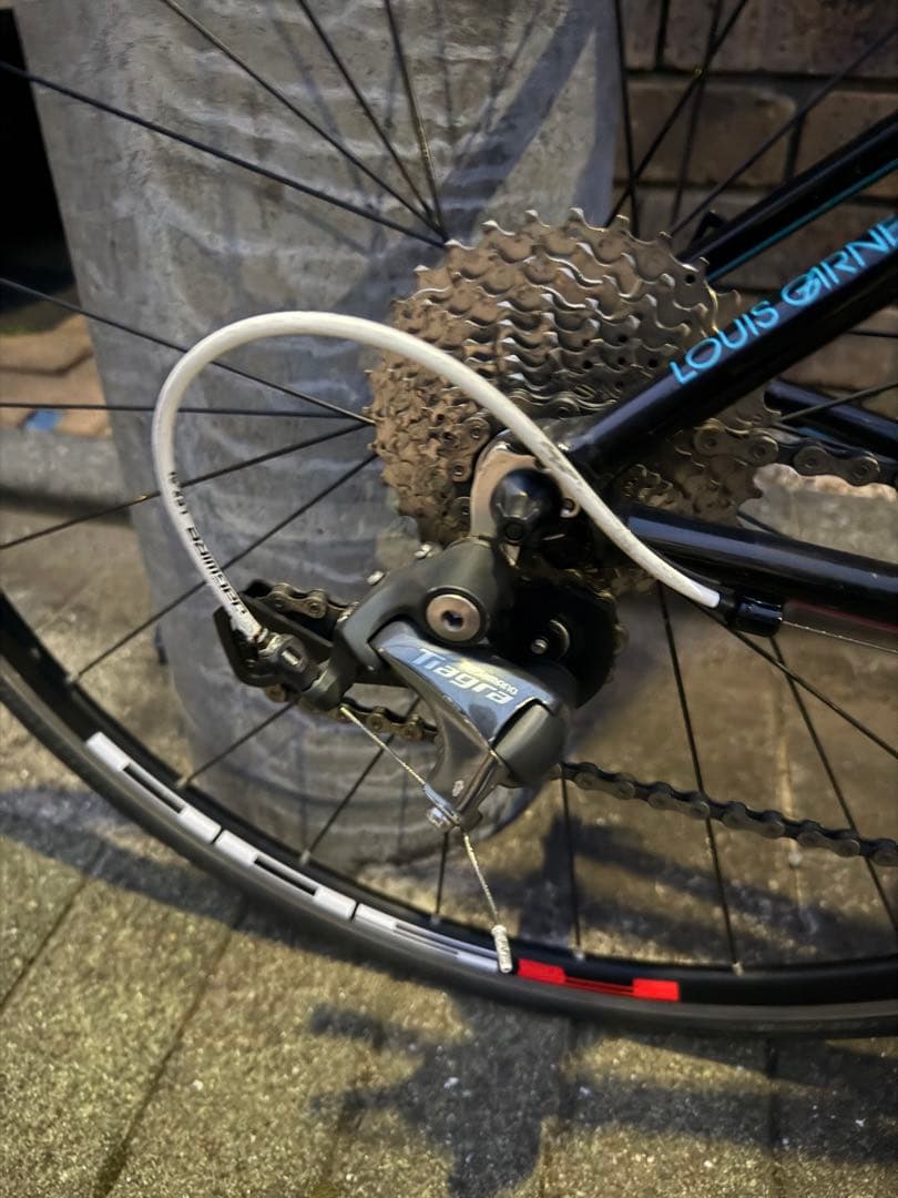 ルイガノ ロードバイクLGS-WTR Lレバー、バーテープ新品