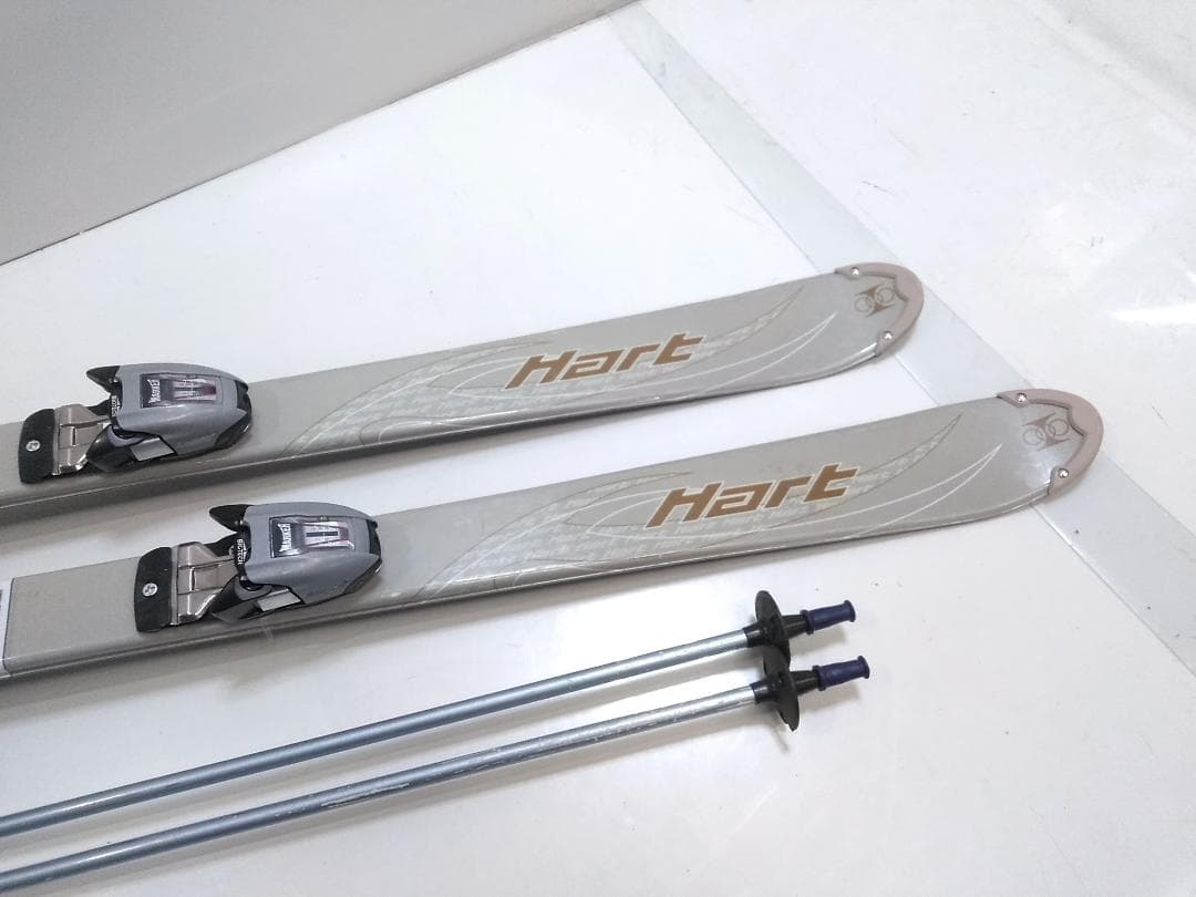 レディーススキー4点セット ハート ディーバ3 148cm ブーツ25cm ◇